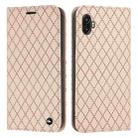 For Samsung Galaxy Xcover6 Pro S11 RFID Diamond Lattice Flip Leather Phone Case(Light Pink) - 1