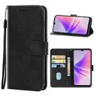 For OPPO A97 Leather Phone Case(Black) - 1