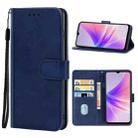 For OPPO A97 Leather Phone Case(Blue) - 1