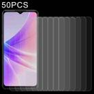 50 PCS 0.26mm 9H 2.5D Tempered Glass Film For OPPO A97 - 1