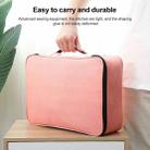 Large Capacity Multi-layers Foldable Fabric Document Storage Bag, Specification:Two Layers-Locked(Pink) - 7