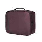 Multifunctional Thickened Large-capacity Document Storage Bag, Specification:Three Layers with Card Slot(Coffee) - 1