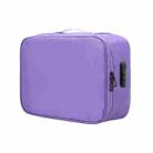 Multifunctional Thickened Large-capacity Document Storage Bag, Specification:Three Layers with Password Lock(Purple) - 1