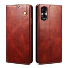 For Honor 70 Pro / 70 Pro+ Oil Wax Crazy Horse Texture Leather Phone Case(Brown) - 1