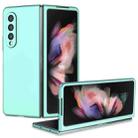 For Samsung Galaxy Z Fold4 Armor Foldable Phone Case(Sky Blue) - 1