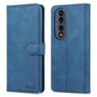 For Honor 70 / 70 Pro AZNS Dream II Skin Feel Horizontal Flip Leather Case(Blue) - 1