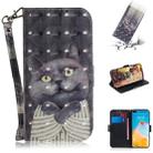 For Huawei P40 3D Painting Horizontal Flip Leather Case with Holder & Card Slot & Wallet & Lanyard(Embrace the cat) - 1