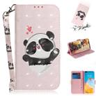 For Huawei P40 3D Painting Horizontal Flip Leather Case with Holder & Card Slot & Wallet & Lanyard(Caring bear) - 1