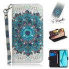 For Huawei nova 6 SE 3D Painting Horizontal Flip Leather Case with Holder & Card Slot & Wallet & Lanyard(Peacock wreath) - 1