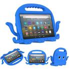 For Amazon Kindle Fire HD 7 2019 / 2017 / 2015 Octopus EVA Shockproof Tablet Case with Screen Film & Shoulder Strap(Blue) - 1