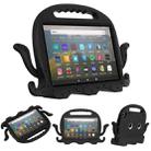 For Amazon Kindle Fire HD 8 / HD 8 Plus Octopus EVA Shockproof Tablet Case with Screen Film & Shoulder Strap(Black) - 1