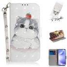 For Xiaomi Redmi K30 3D Painting Horizontal Flip Leather Case with Holder & Card Slot & Wallet & Lanyard(Cute cat) - 1