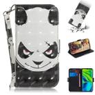 For Xiaomi Mi Note 10 3D Painting Horizontal Flip Leather Case with Holder & Card Slot & Wallet & Lanyard(Angry bear) - 1