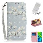 For Xiaomi Mi Note 10 3D Painting Horizontal Flip Leather Case with Holder & Card Slot & Wallet & Lanyard(Magnolia flower) - 1