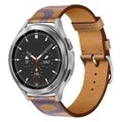 20mm Universal Nylon Watch Band(Leather Brown) - 1