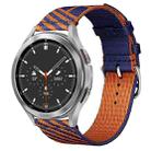22mm Universal Nylon Watch Band(Brown Blue) - 1