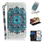 For Galaxy A70e 3D Painting Horizontal Flip Leather Case with Holder & Card Slot & Wallet & Lanyard(Peacock wreath) - 1