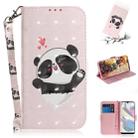 For Galaxy A70e 3D Painting Horizontal Flip Leather Case with Holder & Card Slot & Wallet & Lanyard(Caring bear) - 1