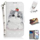 For Galaxy A70e 3D Painting Horizontal Flip Leather Case with Holder & Card Slot & Wallet & Lanyard(Cute cat) - 1