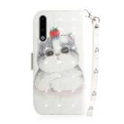 For Galaxy A70e 3D Painting Horizontal Flip Leather Case with Holder & Card Slot & Wallet & Lanyard(Cute cat) - 3