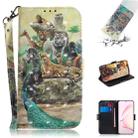 For Galaxy S10 Lite / A91 3D Painting Horizontal Flip Leather Case with Holder & Card Slot & Wallet & Lanyard(Zoo) - 1