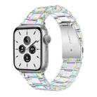 Plastic Colorful Three-Bead Watch Band For Apple Watch Series 8&7 41mm / SE 2&6&SE&5&4 40mm / 3&2&1 38mm(Colorful) - 1