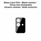 For OPPO Realme Narzo 50i IMAK Rear Camera Lens Glass Film Black Version - 3
