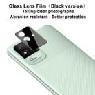 For OPPO Realme Narzo 50i IMAK Rear Camera Lens Glass Film Black Version - 4