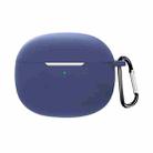 For Redmi Buds4 Pro Silicone Earphone Protective Case with Hook(Dark Blue) - 1