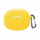 For Redmi Buds4 Pro Silicone Earphone Protective Case with Hook(Yellow) - 1