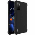 For Xiaomi Redmi Note 11SE 5G/Note 10 5G/ Note 10T 5G/Xiaomi Poco M3 Pro 4G/5G IMAK All-inclusive Shockproof Airbag TPU Case with Screen Protector (Matte Black) - 1