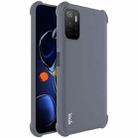 For Xiaomi Redmi Note 11SE 5G/Note 10 5G/ Note 10T 5G/Xiaomi Poco M3 Pro 4G/5G IMAK All-inclusive Shockproof Airbag TPU Case with Screen Protector (Matte Grey) - 1