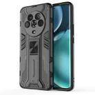 For Honor Magic4 Supersonic PC + TPU Shock-proof Protective Phone Case(Black) - 1