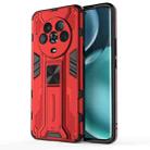 For Honor Magic4 Supersonic PC + TPU Shock-proof Protective Phone Case(Red) - 1