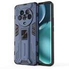 For Honor Magic4 Supersonic PC + TPU Shock-proof Protective Phone Case(Blue) - 1