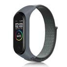 For Xiaomi Mi Band 7 Nylon Weave Watch Band(Storm Grey) - 1