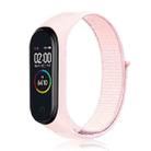 For Xiaomi Mi Band 7 Nylon Weave Watch Band(Pearl Pink) - 1