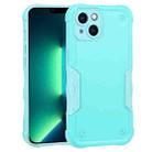 For iPhone 14 Non-slip Shockproof Armor Phone Case (Mint Green) - 1