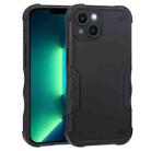 For iPhone 14 Plus Non-slip Shockproof Armor Phone Case (Black) - 1