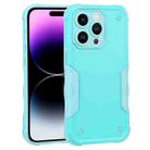 For iPhone 14 Pro Non-slip Shockproof Armor Phone Case(Mint Green) - 1