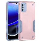 For Motorola Moto G 5G 2022 Non-slip Shockproof Armor Phone Case(Rose Gold) - 1