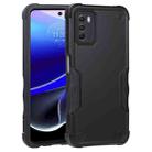 For Motorola Moto G 5G 2022 Non-slip Shockproof Armor Phone Case(Black) - 1