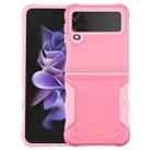 For Samsung Galaxy Z Flip4 Non-slip Shockproof Armor Phone Case(Pink) - 1