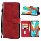 For OPPO Realme V13 5G Leather Phone Case(Red) - 1