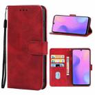 For vivo Z3i Leather Phone Case(Red) - 1