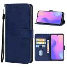 For vivo Z3i Leather Phone Case(Blue) - 1