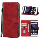 For ZTE Blade A0622 / A0620 / A0605 Leather Phone Case(Red) - 1