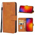 For Lenovo Z5 Leather Phone Case(Brown) - 1