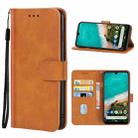 For Xiaomi Mi A3 Leather Phone Case(Brown) - 1