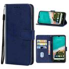 For Xiaomi Mi A3 Leather Phone Case(Blue) - 1